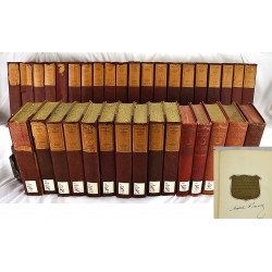 The Works of Anatole France : Autograph Edition (Signed by by Anatole France) (30 volumes + 5 supplemental volumes (35 total))
